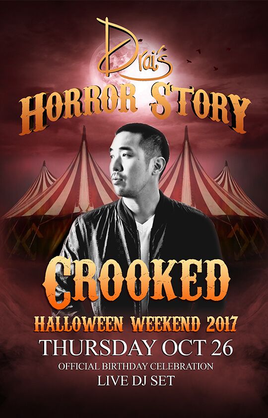 DJ Crooked at Drai's Nightclub 'Horror Story' Halloween Weekend Celebration in Las Vegas