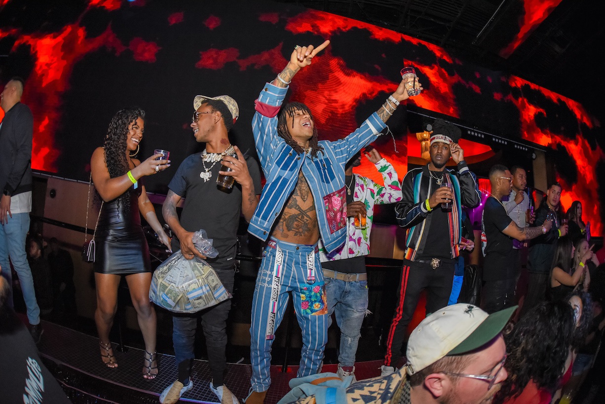 Rae Sremmurd and Trey Songz at Drai's Nightclub